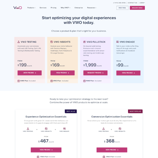 Vwo Pricing Page Design